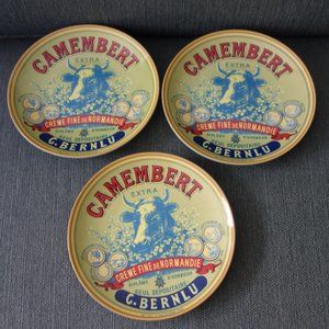 Set of Three(3) BIA Microwave Dishwasher Oven Safe Camembert Ceramic Plates